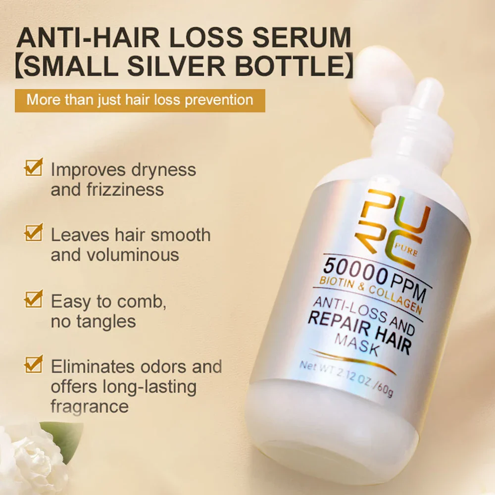 Purc Biotin & Collagen Anti Loss and Repair Hair Mask 60g - Image 2