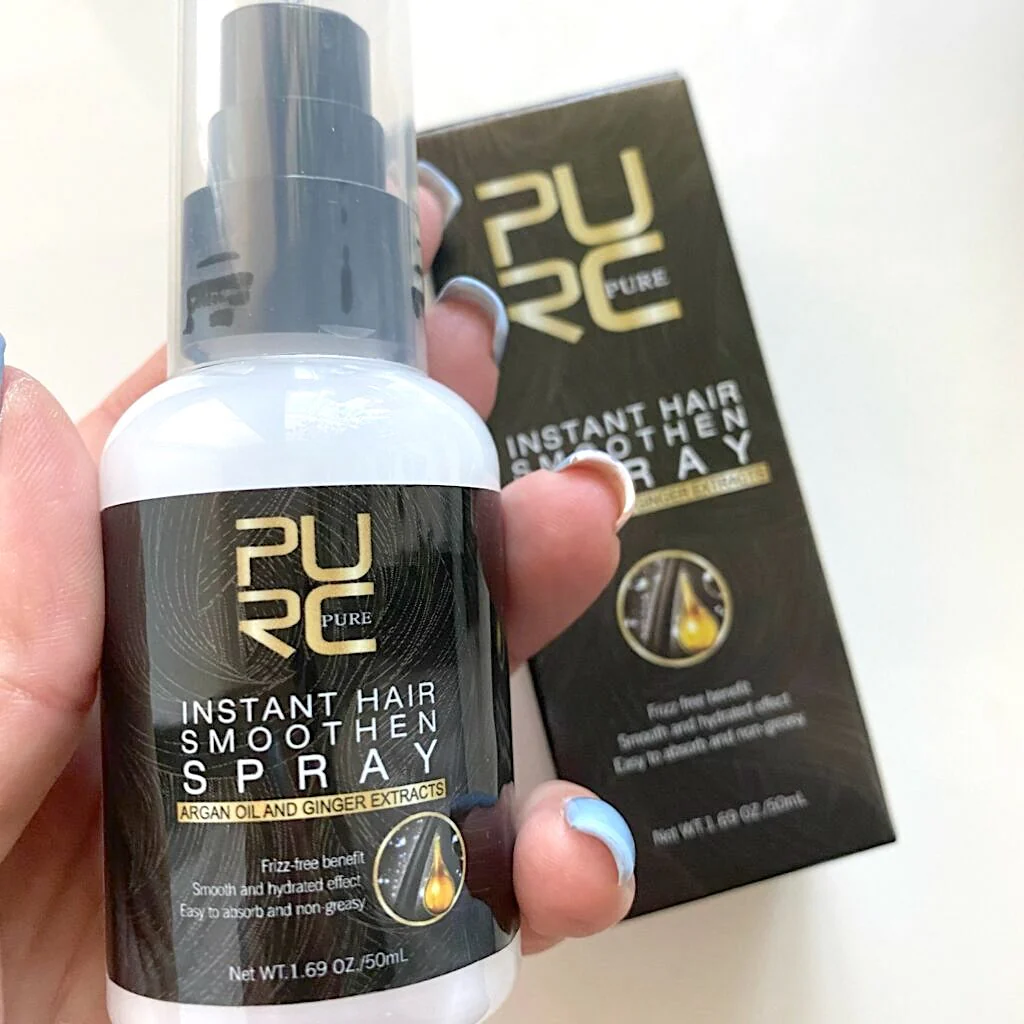 Purc Instant Hair Smoothen Spray Argan Oil & Ginger 50ml - Image 2