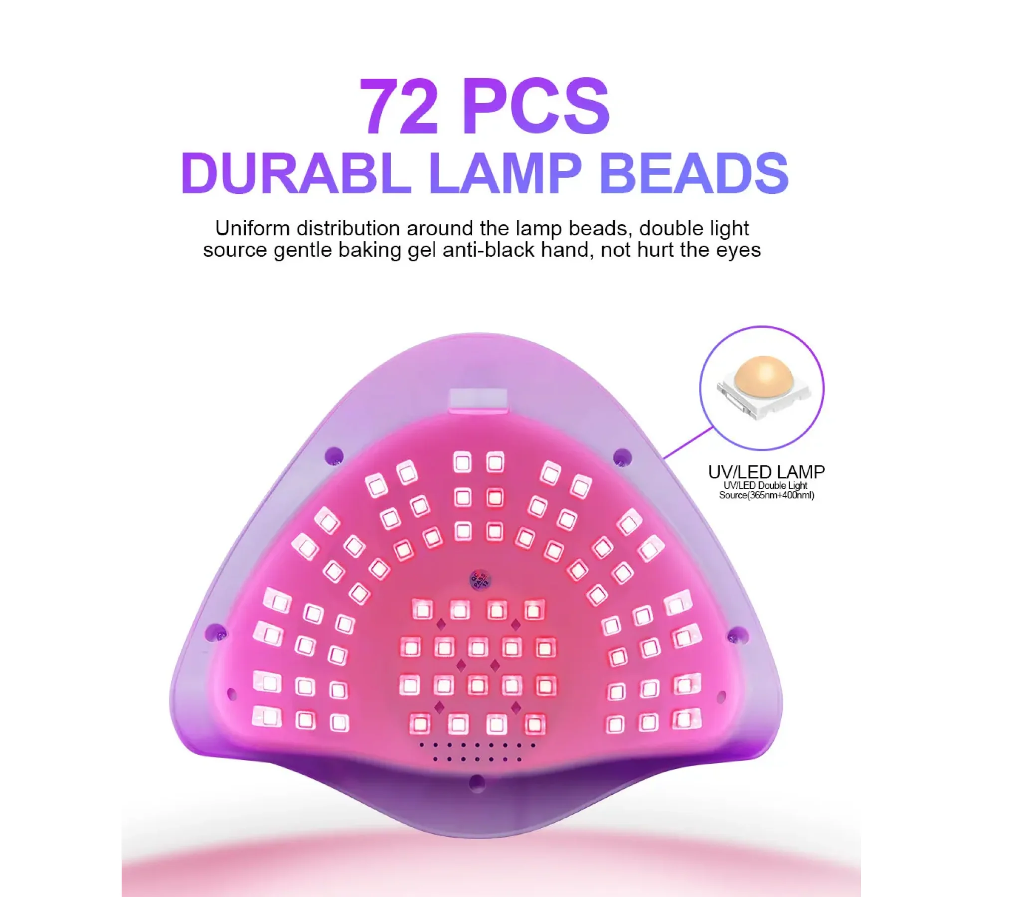 SUN X17 UV LED Light Dryer for Nails Gel Polish Lamp 320W - Image 3