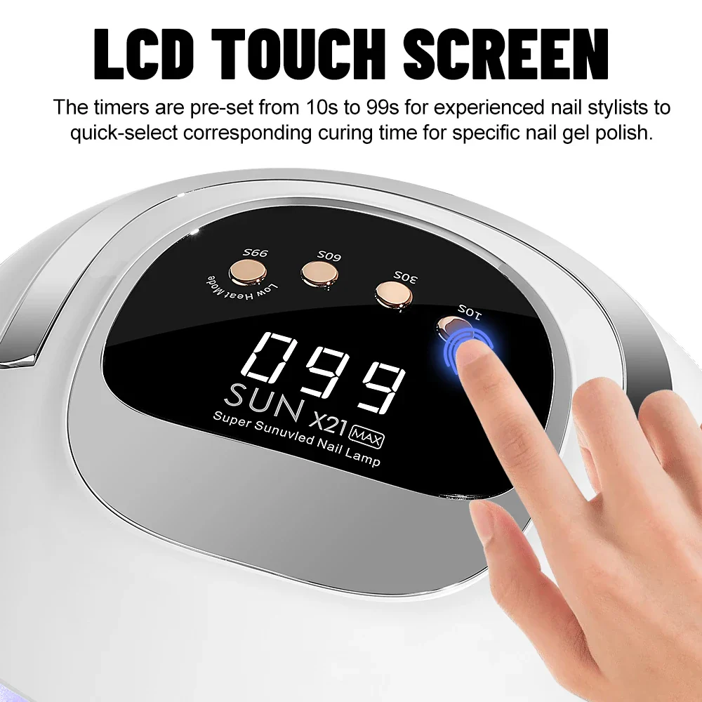 SUN X21 UV LED Light Dryer for Nails Gel Polish Lamp 320W - Image 3