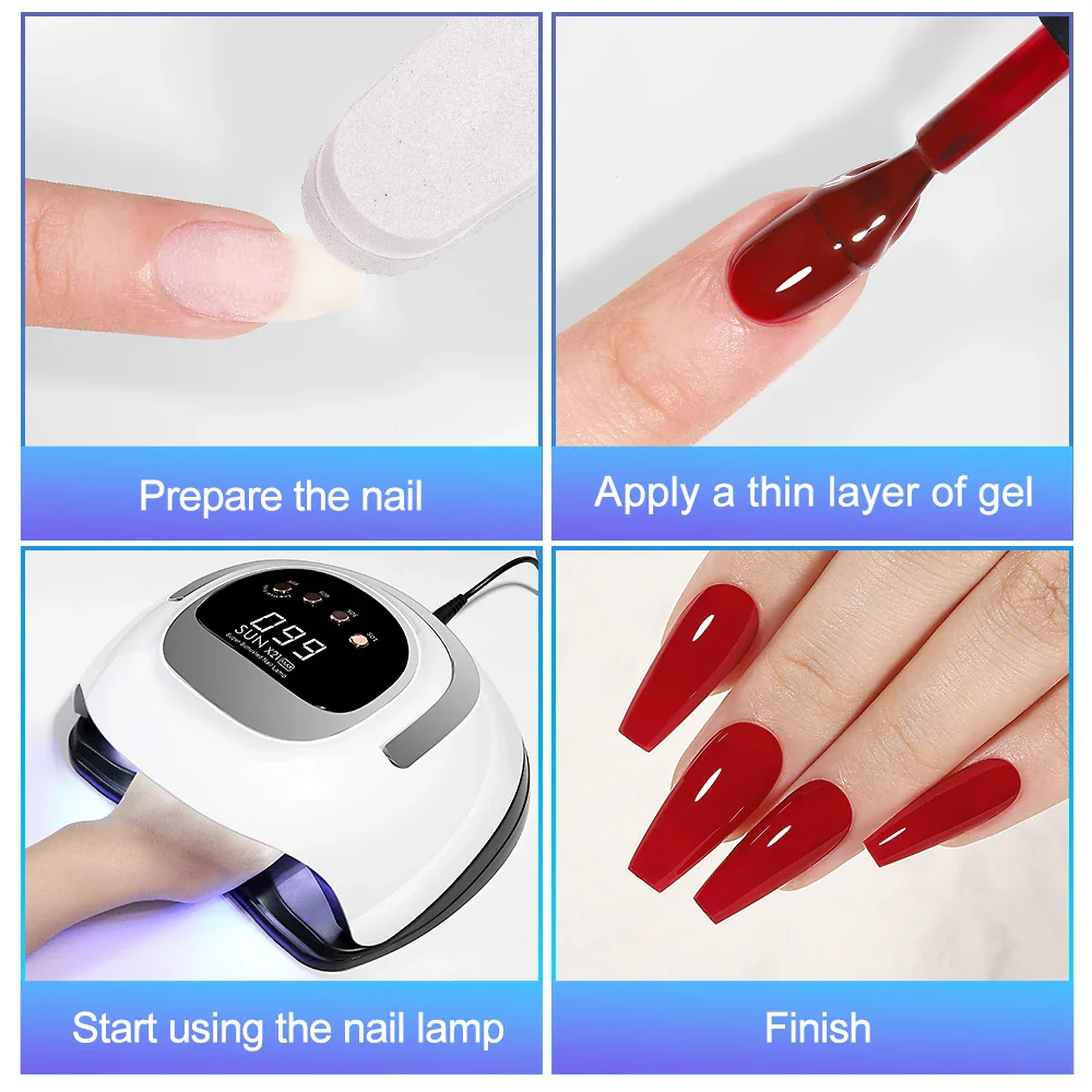 SUN X21 UV LED Light Dryer for Nails Gel Polish Lamp 320W - Image 5
