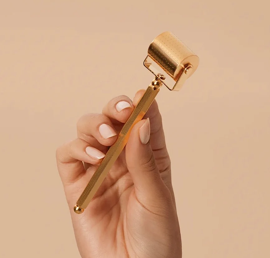 Titanium Gold Hair Growth Roller Microneedling Luxury For Hair and Skin - Image 5