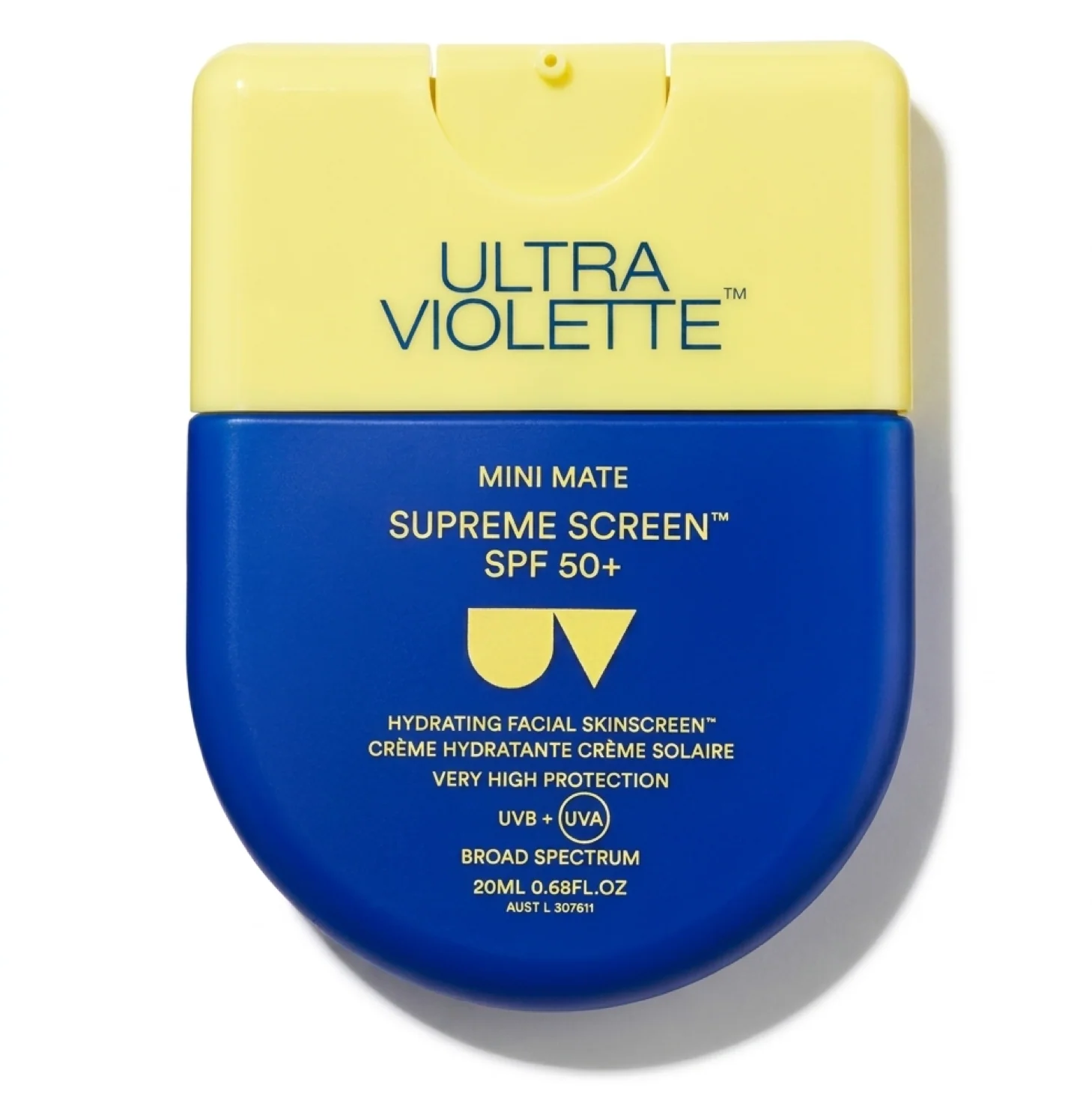 Ultra Violette Supreme Screen Hydrating Facial Skinscreen SPF50+ Mini Mate 20ml