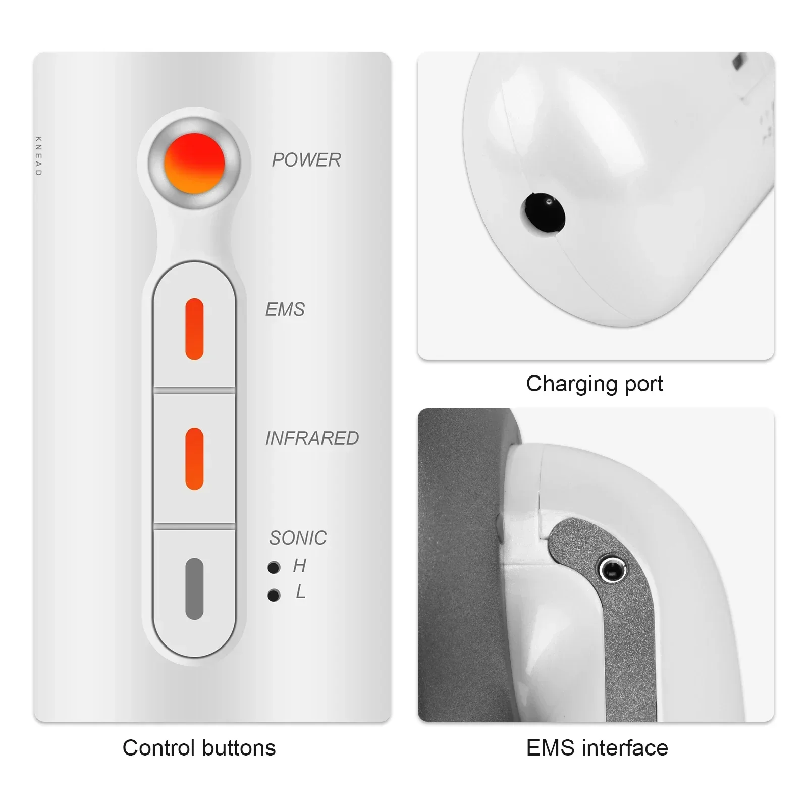 Ultrasonic Fat and Cellulite Burner Slimmer EMS Handset - Image 4